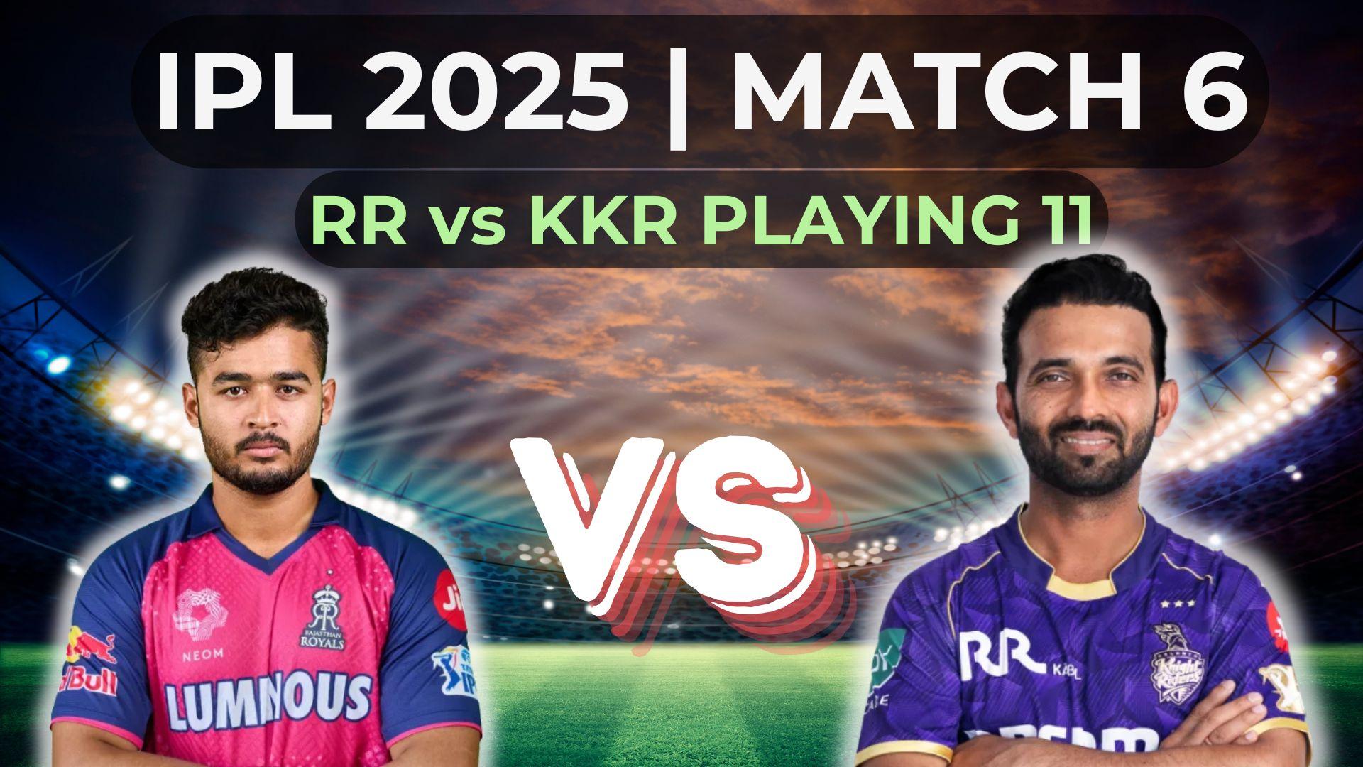 Rajasthan Royals vs Knight Riders